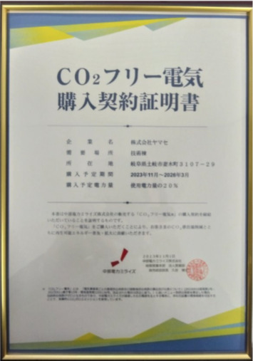 (イメージ) クリーン電力 証明書